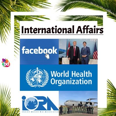 Important International Affairs : 1st Oct 2018 to 5th Oct 2018