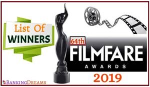 Complete List Of Winners In 64th Filmfare Awards 2019